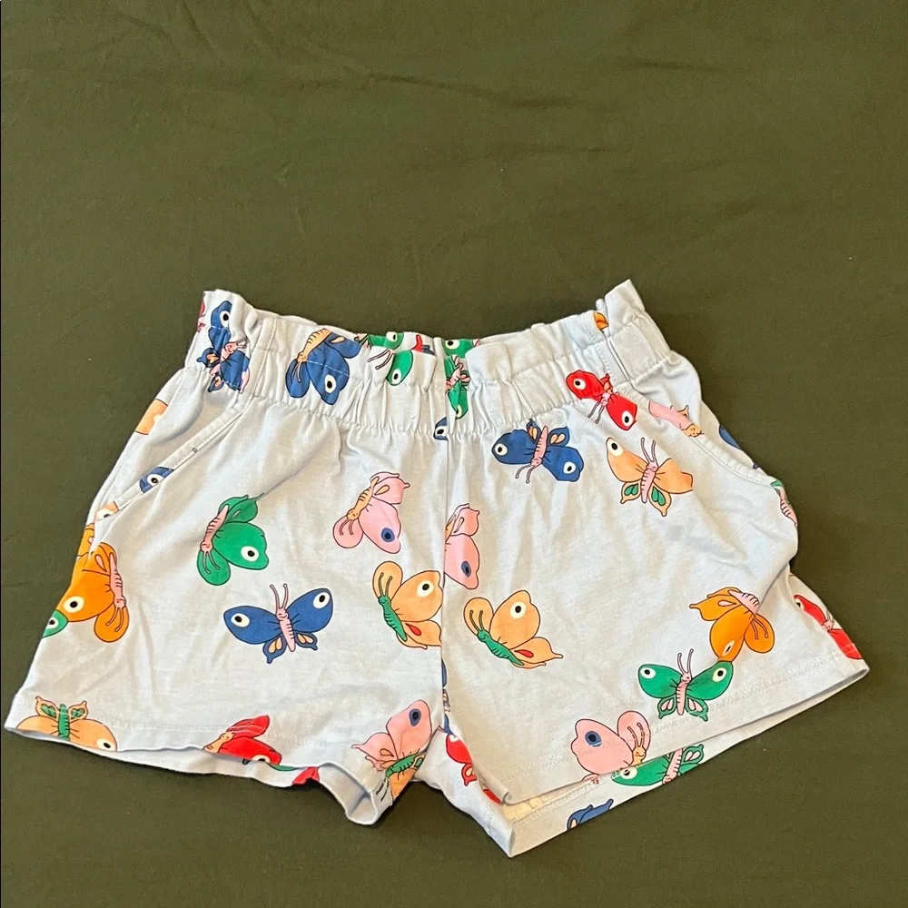H&M Colorful Butterfly Print Shorts